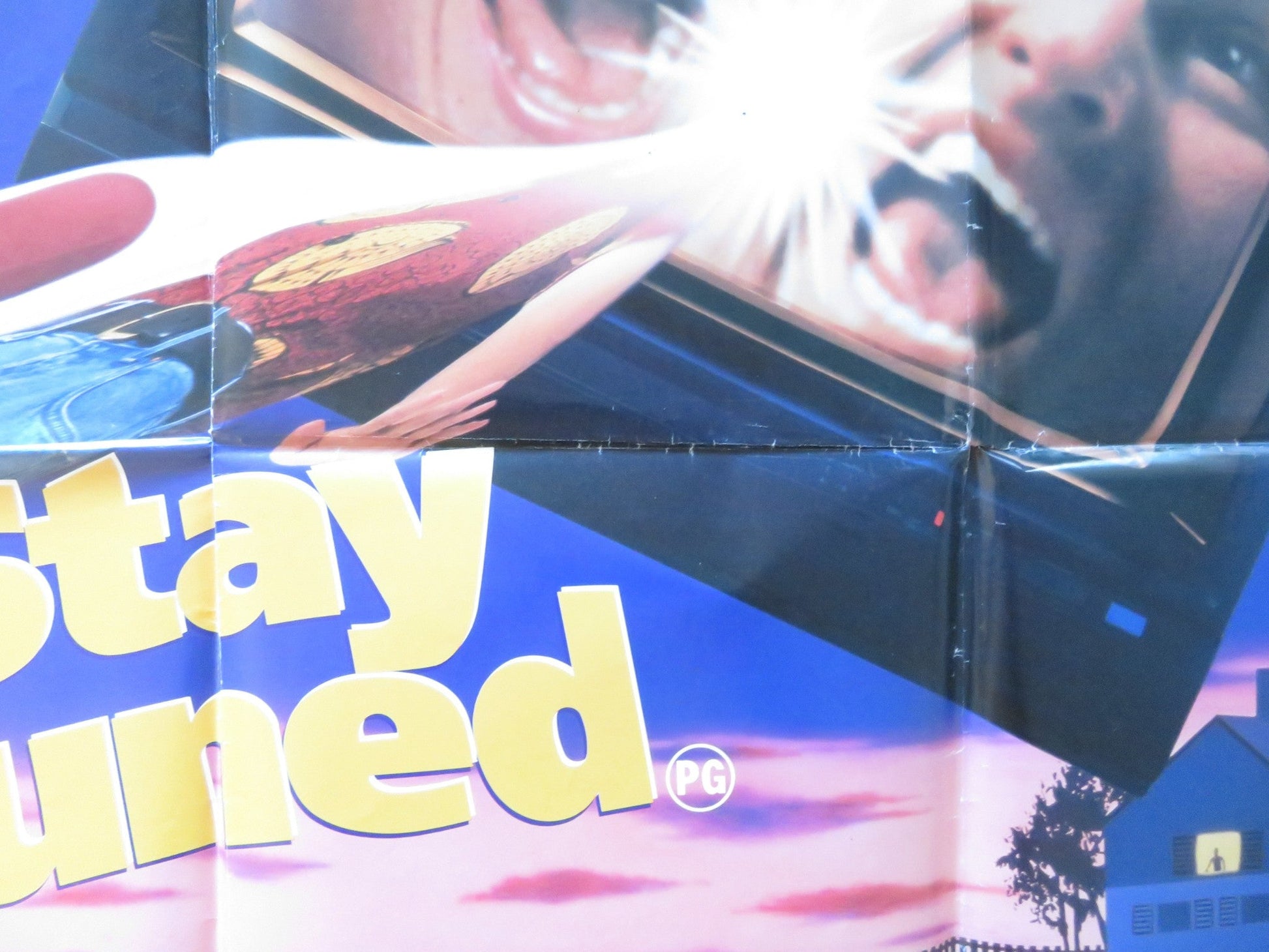 STAY TUNED UK QUAD POSTER FOLDED JOHN RITTER PAM DAWBER 1992 Rendezvous Cinema Movie posters