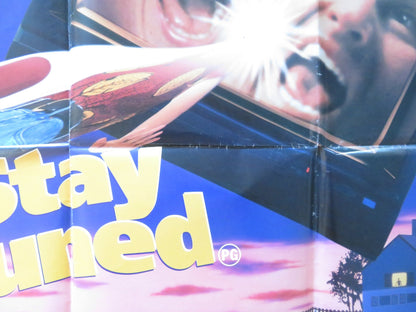 STAY TUNED UK QUAD POSTER FOLDED JOHN RITTER PAM DAWBER 1992 Rendezvous Cinema Movie posters