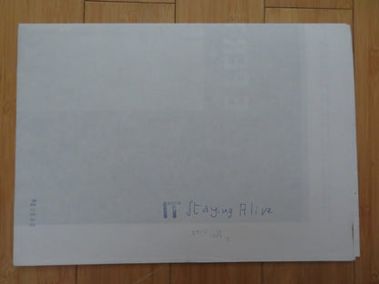 STAYING ALIVE ITALIAN 2 FOGLIO POSTER JOHN TRAVOLTA CYNTHIA RHODES 1983 Rendezvous Cinema Movie posters