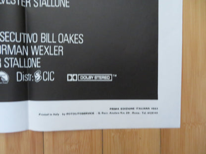 STAYING ALIVE ITALIAN 2 FOGLIO POSTER JOHN TRAVOLTA CYNTHIA RHODES 1983 Rendezvous Cinema Movie posters