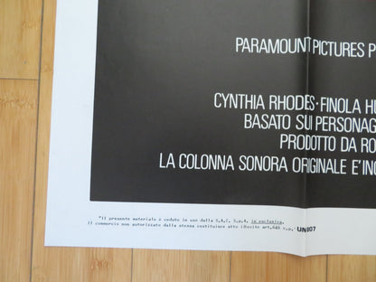 STAYING ALIVE ITALIAN 2 FOGLIO POSTER JOHN TRAVOLTA CYNTHIA RHODES 1983 Rendezvous Cinema Movie posters