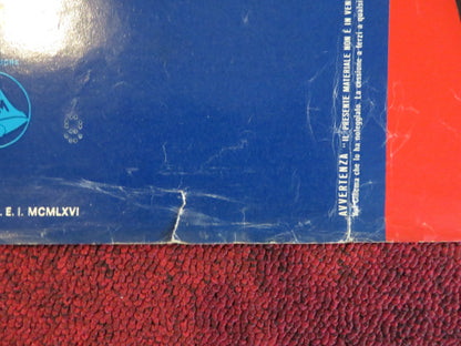 STAZIONE LUNA / WAY...WAY OUT - A ITALIAN FOTOBUSTA POSTER JERRY LEWIS 1966 Rendezvous Cinema Movie posters