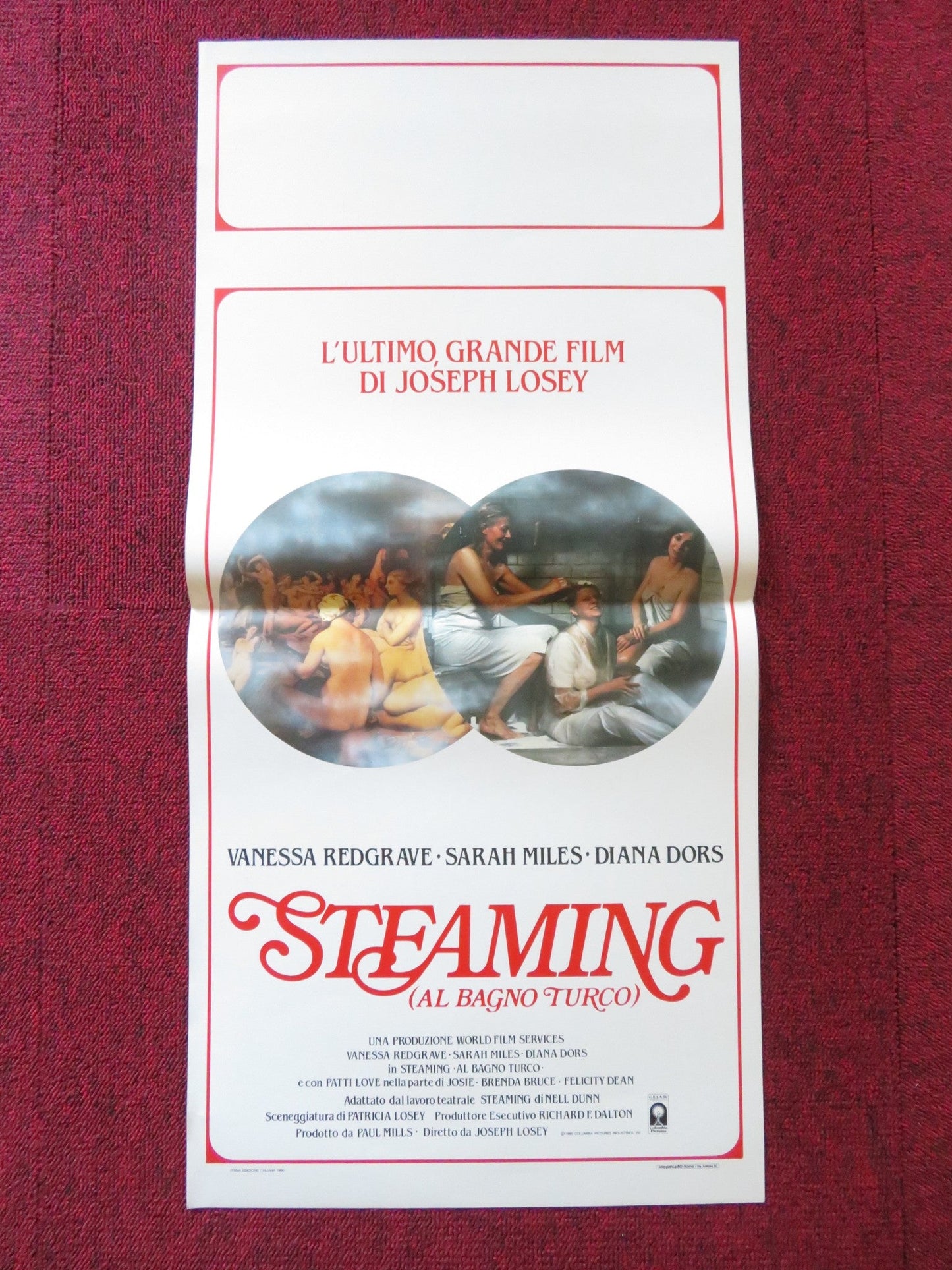 STEAMING ITALIAN LOCANDINA POSTER VANESSA REDGRAVE DIANA DORS 1985 Rendezvous Cinema Movie posters