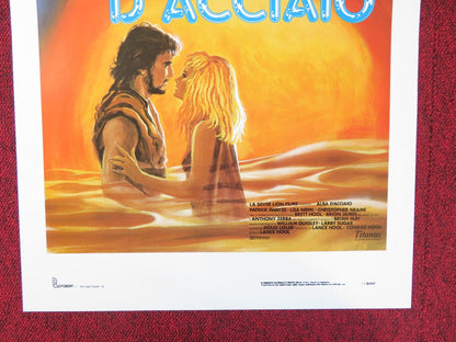 STEEL DAWN ITALIAN LOCANDINA POSTER PATRICK SWAYZE LISA NIEMI 1987 Rendezvous Cinema Movie posters