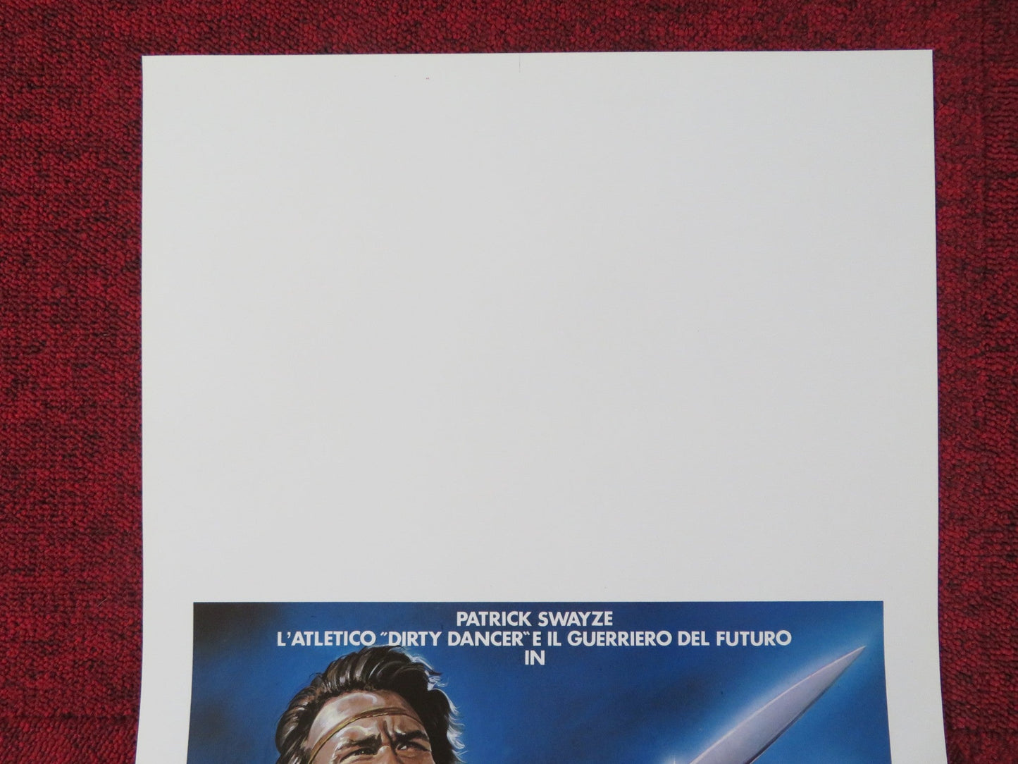 STEEL DAWN ITALIAN LOCANDINA POSTER PATRICK SWAYZE LISA NIEMI 1987 Rendezvous Cinema Movie posters