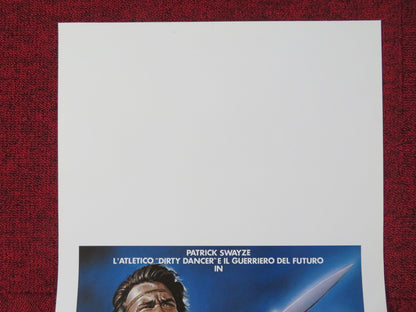 STEEL DAWN ITALIAN LOCANDINA POSTER PATRICK SWAYZE LISA NIEMI 1987 Rendezvous Cinema Movie posters