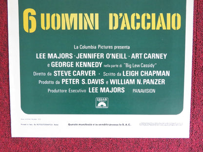 STEEL ITALIAN LOCANDINA POSTER LEE MAJORS JENNIFER O'NEILL1979 Rendezvous Cinema Movie posters