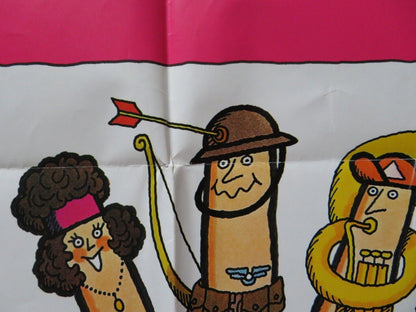 STEELYARD BLUES FOLDED US ONE SHEET POSTER JANE FONDA DONALD SUTHERLAND 1972 Movie posters