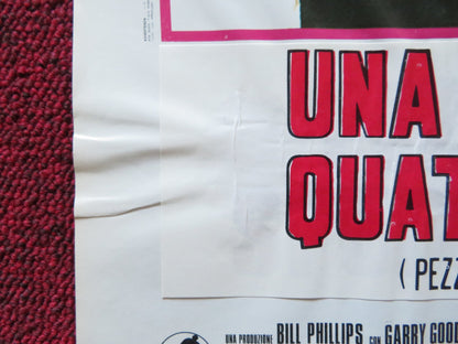 STEELYARD BLUES ITALIAN LOCANDINA POSTER JANE FONDA DONALD SUTHERLAND 1973 Rendezvous Cinema Movie posters