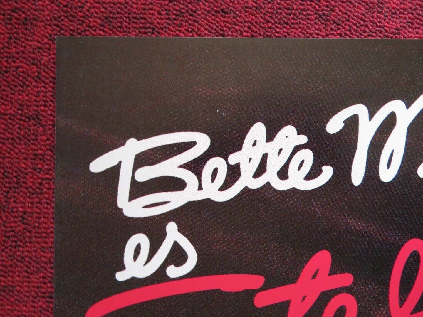 STELLA SPANISH ROLLED POSTER BETTE MIDLER JOHN GOODMAN 1990 Movie posters