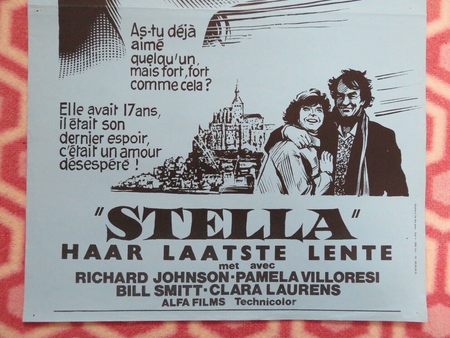 STELLA/ Take All of Me BELGIUM (23.5"x 15.5") POSTER RICHARD JOHNSON 1976 Movie posters