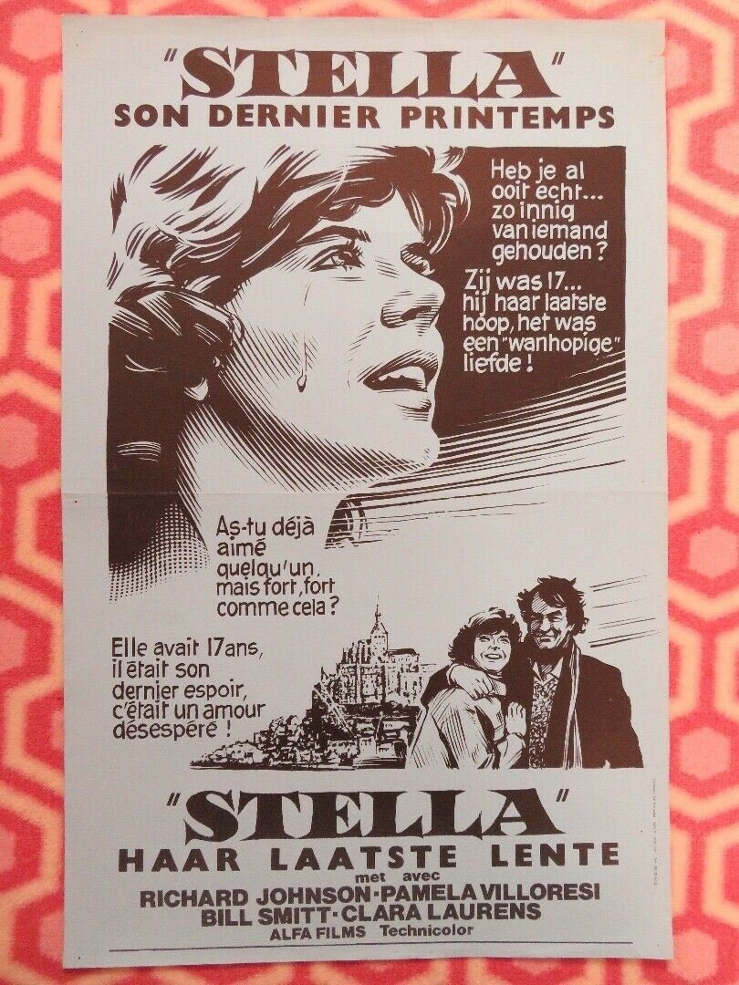 STELLA/ Take All of Me BELGIUM (23.5"x 15.5") POSTER RICHARD JOHNSON 1976 Movie posters