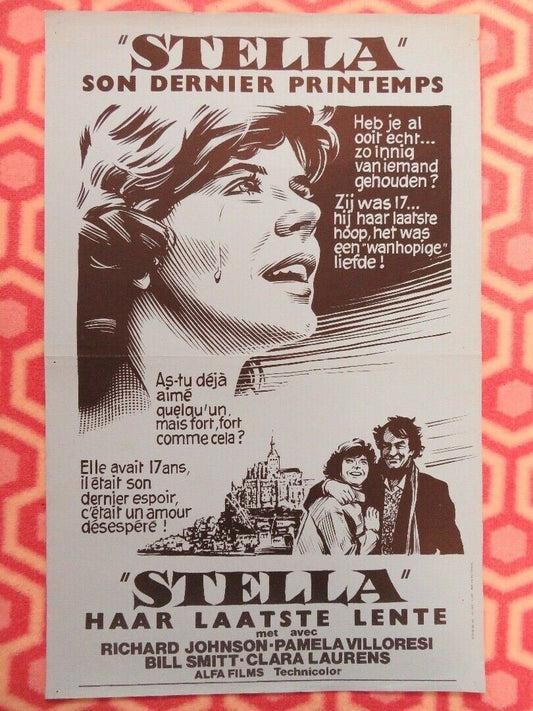 STELLA/ Take All of Me BELGIUM (23.5"x 15.5") POSTER RICHARD JOHNSON 1976 Movie posters