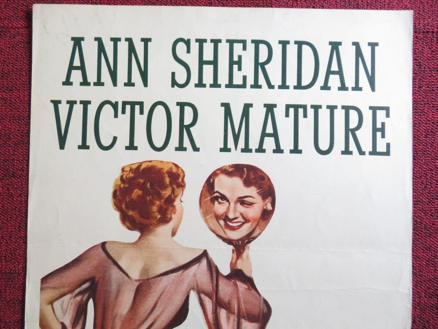 STELLA US INSERT (14"x 36") POSTER ANN SHERIDAN VICTOR MATURE 1950 Rendezvous Cinema Movie posters