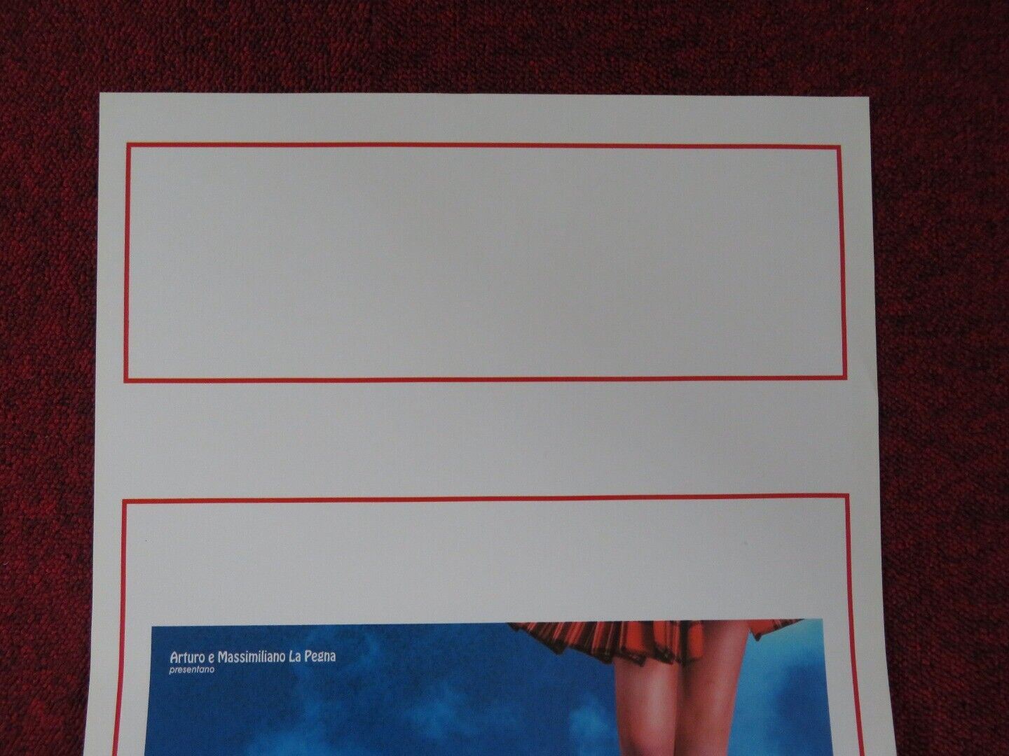 STELLA'S FAVOR ITALIAN LOCANDINA (27.5"x13") POSTER ORNELLA MUTI 1996 Movie posters