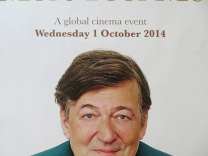 STEPHEN FRY LIVE!: MORE FOOL ME UK QUAD (30"x 40") ROLLED POSTER 2014 Rendezvous Cinema Movie posters
