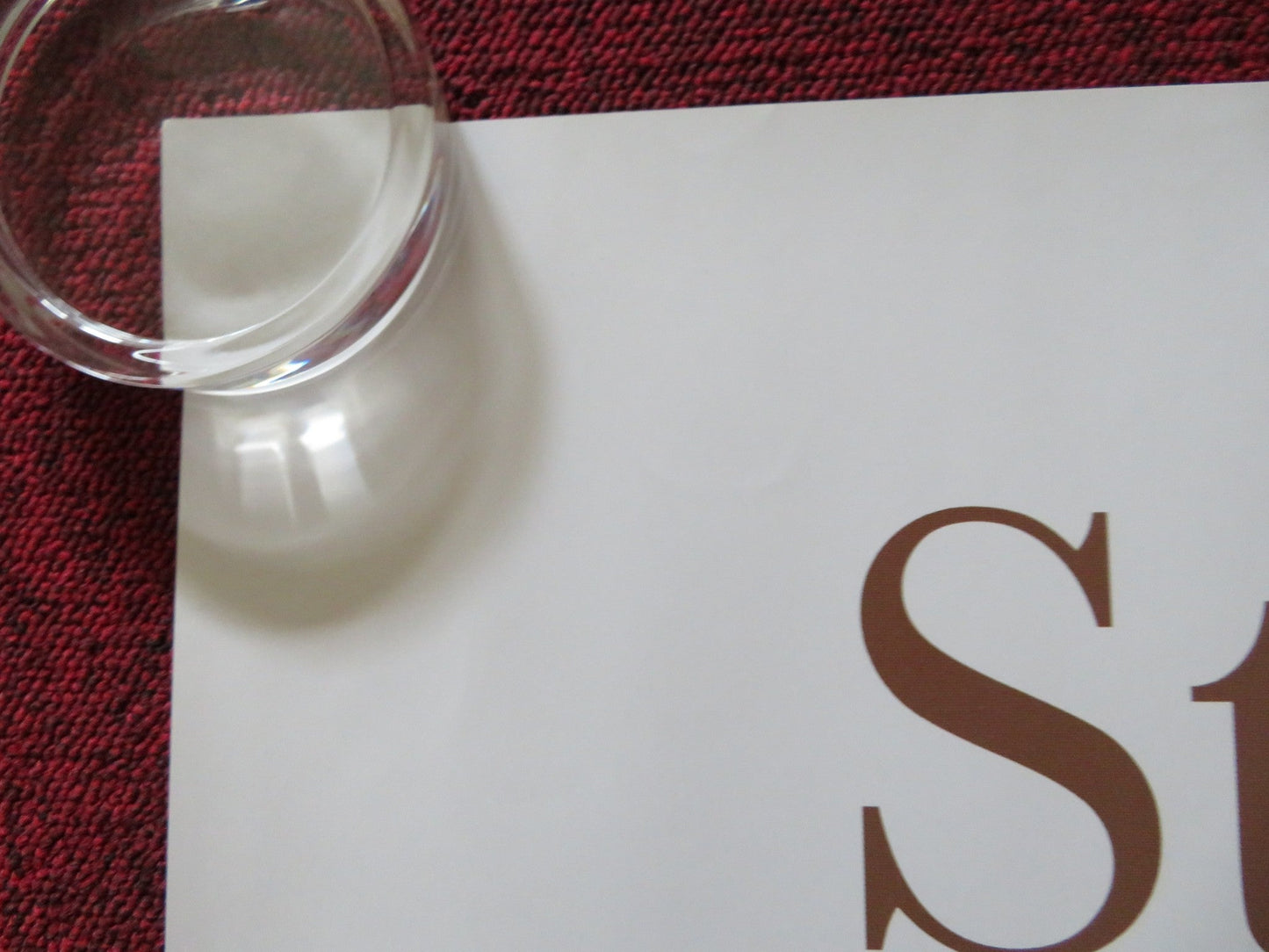 STEPHEN FRY LIVE!: MORE FOOL ME UK QUAD (30"x 40") ROLLED POSTER 2014 Rendezvous Cinema Movie posters