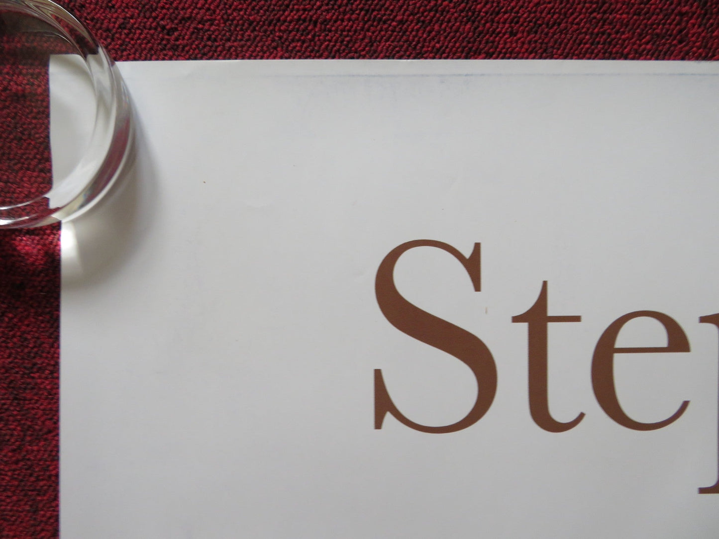 STEPHEN FRY LIVE ! MORE FOOL ME UK QUAD ROLLED POSTER STEPHEN FRY 2014 Rendezvous Cinema Movie posters