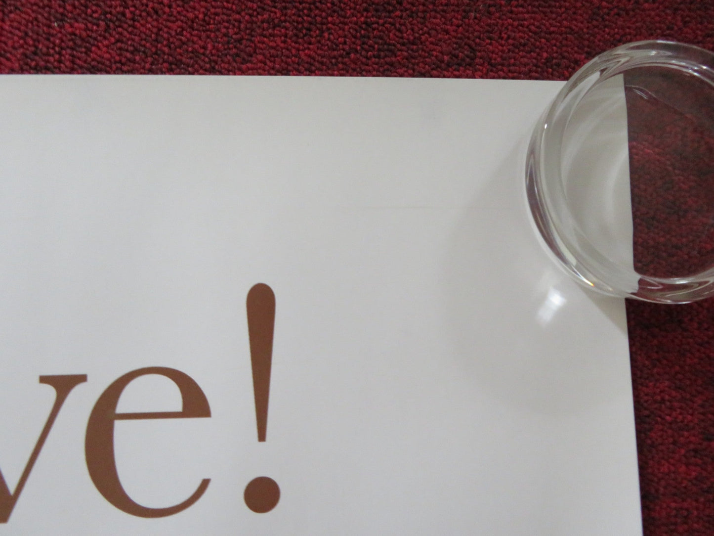 STEPHEN FRY LIVE ! MORE FOOL ME UK QUAD ROLLED POSTER STEPHEN FRY 2014 Rendezvous Cinema Movie posters