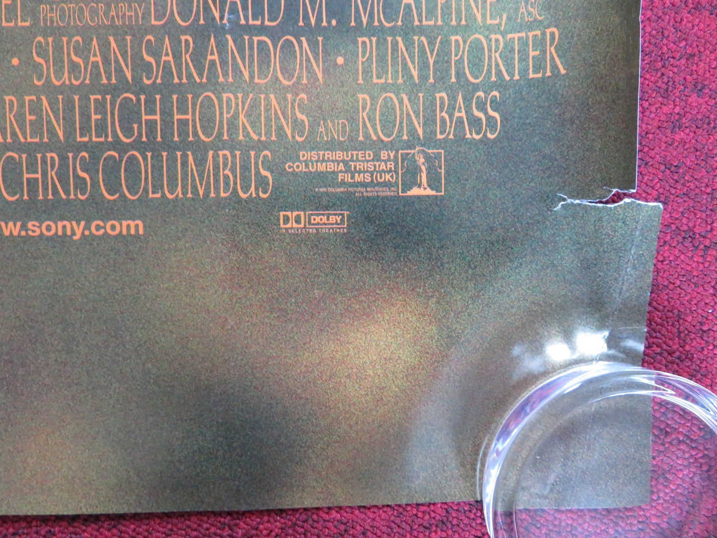 STEPMOM UK QUAD (30"x 40") ROLLED POSTER JULIA ROBERTS SUSAN SARANDON 1998 Rendezvous Cinema Movie posters