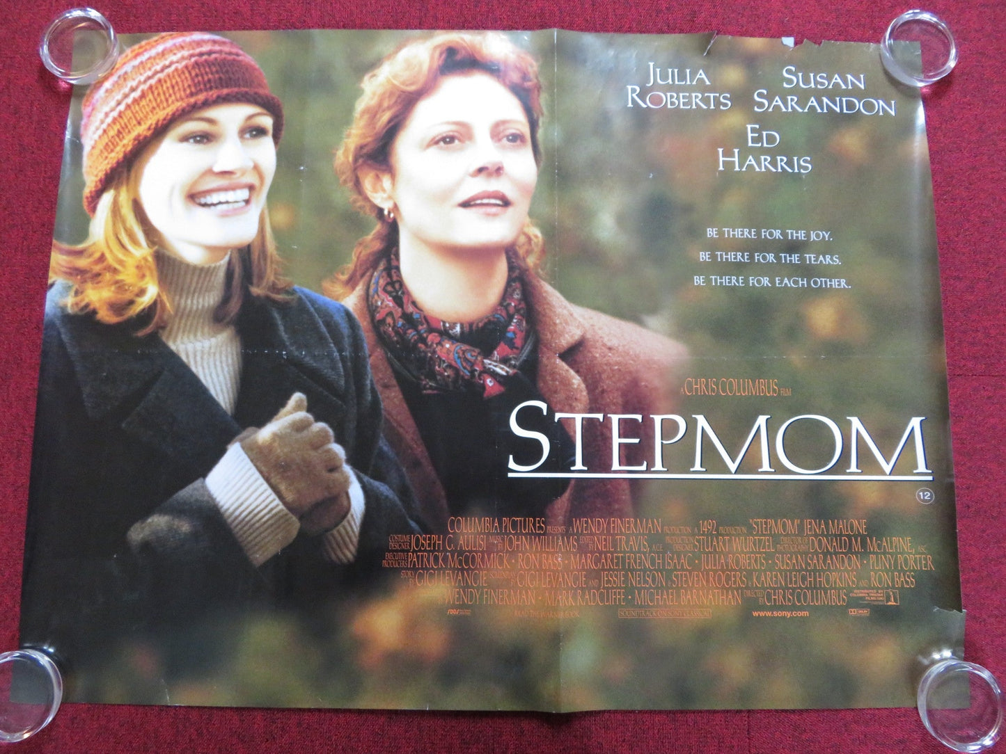 STEPMOM UK QUAD (30"x 40") ROLLED POSTER JULIA ROBERTS SUSAN SARANDON 1998 Rendezvous Cinema Movie posters