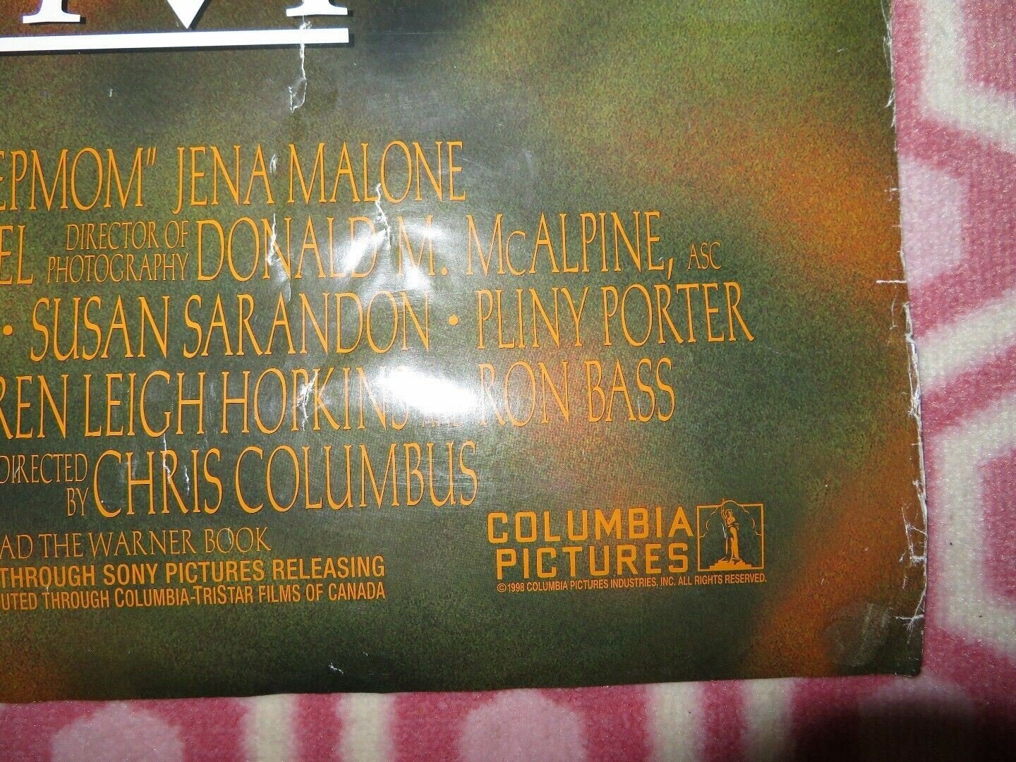 STEPMOM US ONE SHEET ROLLED POSTER JULIA ROBERTS SUSAN SARANDON 1998 Movie posters