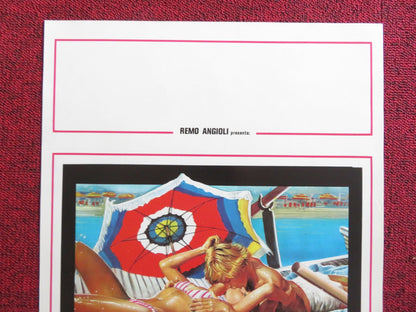 STESSO MARE STESSA SPIAGGIA ITALIAN LOCANDINA POSTER MARGARET CHAPLIN 1983 Rendezvous Cinema Movie posters