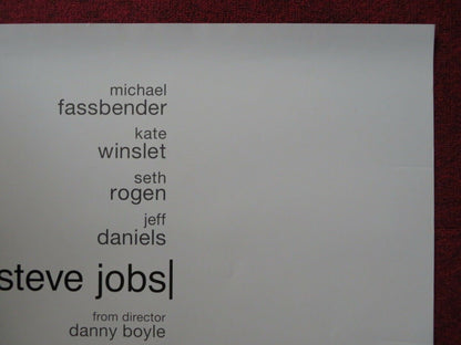 STEVE JOBS US ONE SHEET ROLLED POSTER MICHAEL FASSBENDER KATE WINSLET 2015 Movie posters