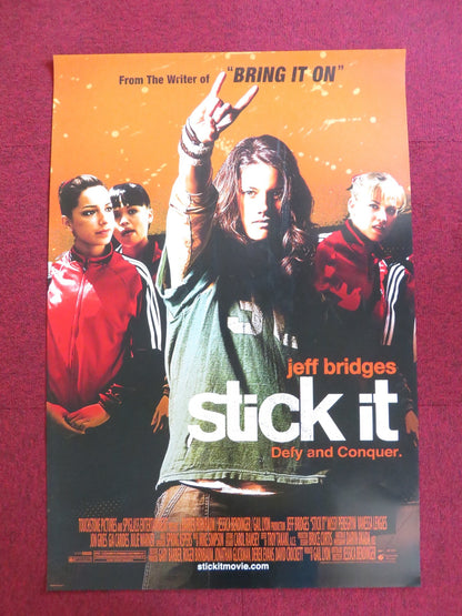 STICK IT US ONE SHEET ROLLED POSTER JEFF BRIDGES MISSY PEREGRYM 2006 Rendezvous Cinema Movie posters