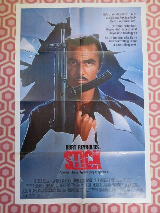 STICK US ONE SHEET POSTER GEORGE SEGAL CANDICE BERGEN 1985 - Rendezvous Cinema