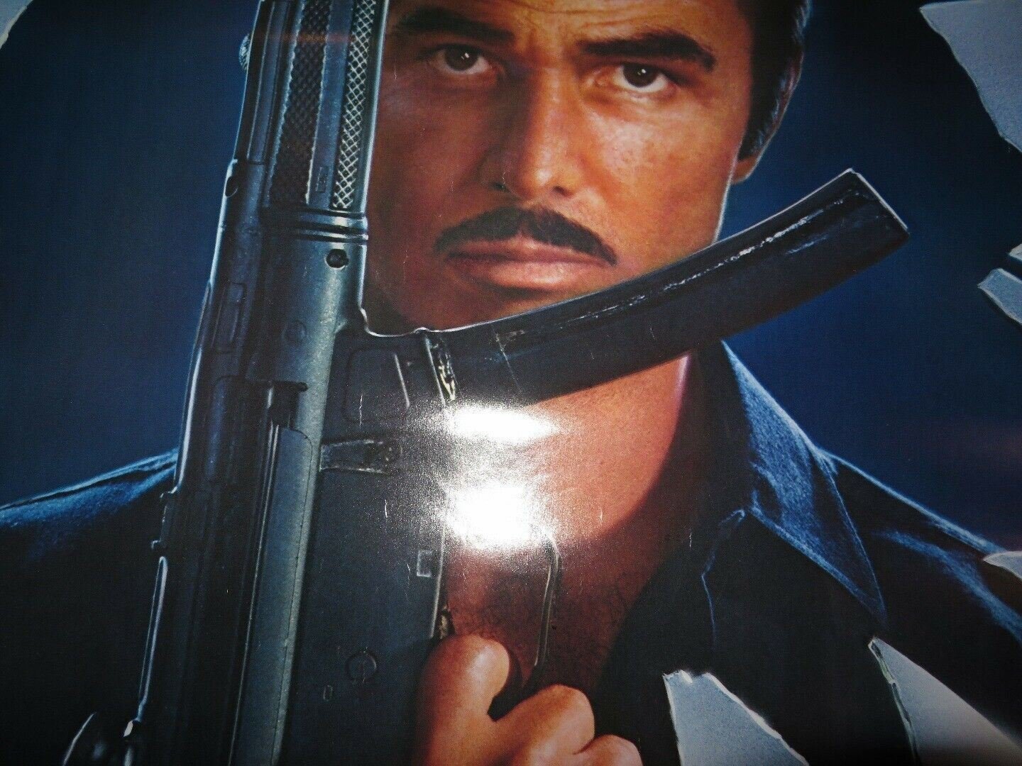 STICK US ONE SHEET ROLLED POSTER BURT REYNOLDS 1985 - Rendezvous Cinema