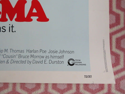 STIGMA 30"x 40" ON CARD ROLLED POSTER RELEASING PHILIP M.THOMAS HARLAN POE 1972 - Rendezvous Cinema