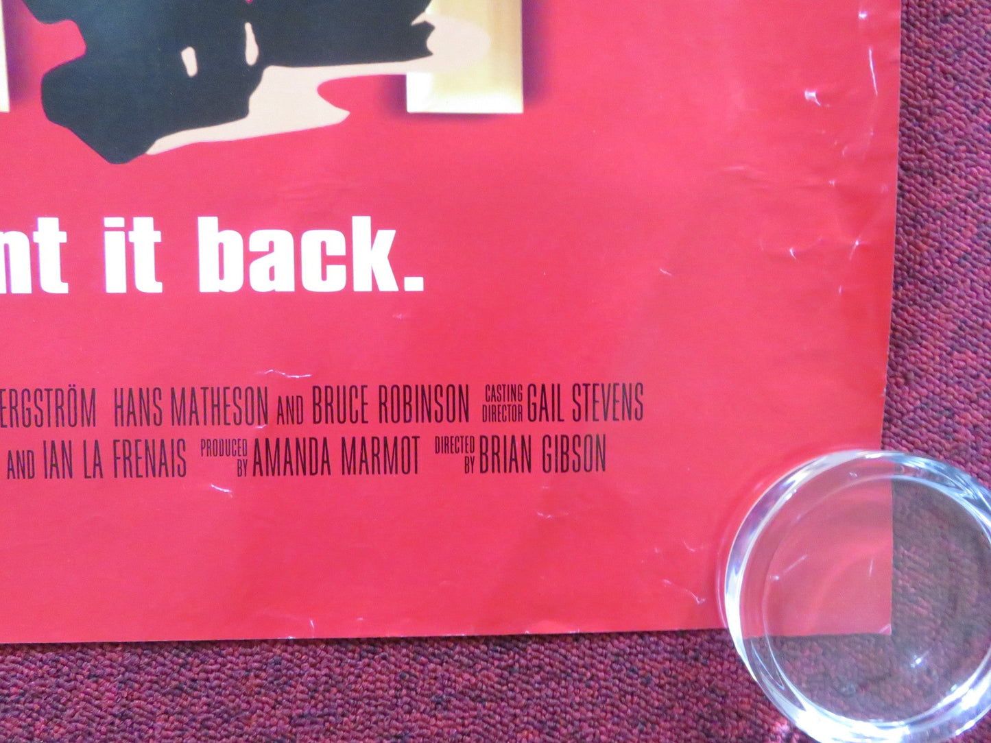 STILL CRAZY UK QUAD (30"x 40") ROLLED POSTER STEPHEN REA BILLY CONNOLLY 1998 Rendezvous Cinema Movie posters