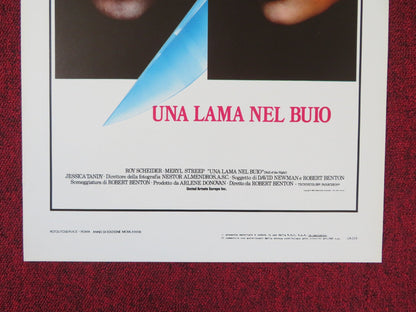 STILL OF THE NIGHT ITALIAN LOCANDINA POSTER ROY SCHEIDER MERYL STREEP 1983 Rendezvous Cinema Movie posters