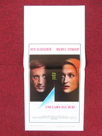 STILL OF THE NIGHT ITALIAN LOCANDINA POSTER ROY SCHEIDER MERYL STREEP 1983 Rendezvous Cinema Movie posters