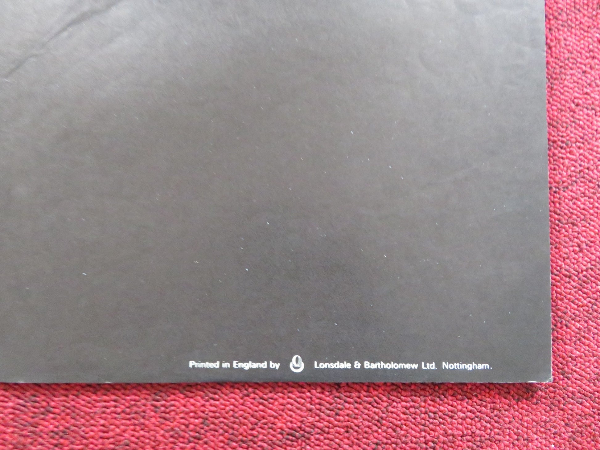 STILL OF THE NIGHT UK QUAD POSTER FOLDED ROY SCHEIDER MERYL STREEP 1982 Rendezvous Cinema Movie posters