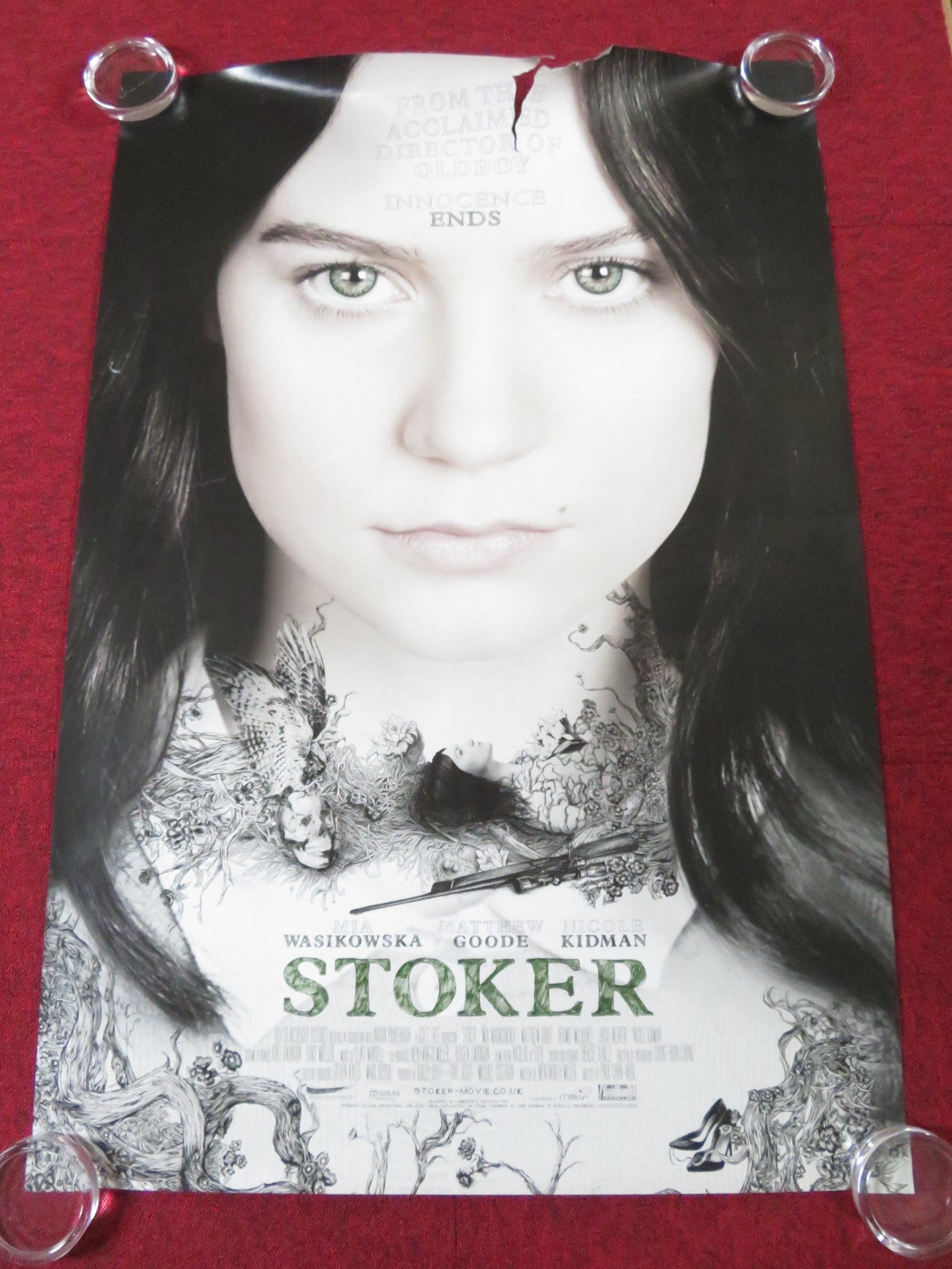 STOKER UK ONE SHEET ROLLED POSTER MIA WASIKOWSKA NICOLE KIDMAN 2013 Rendezvous Cinema Movie posters