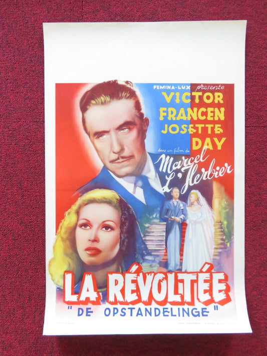 STOLEN AFFECTIONS BELGIUM (14.5"x 22") POSTER VICTOR FRANCEN JOSETTE DAY Rendezvous Cinema Movie posters