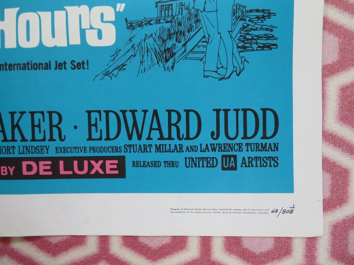 STOLEN HOURS US ONE SHEET POSTER SUSAN HAYWARD DIANE BAKER 1963 - Rendezvous Cinema