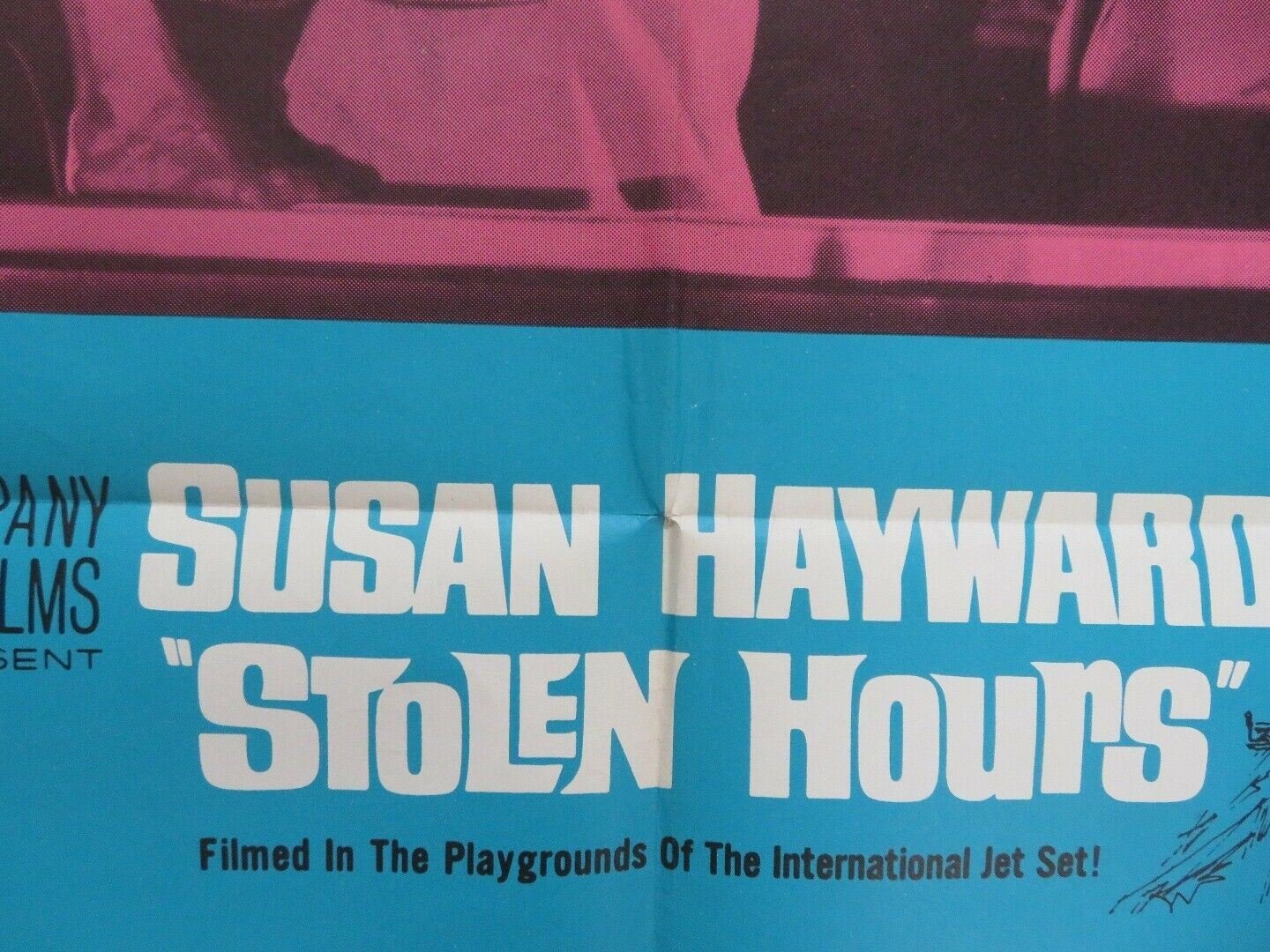 STOLEN HOURS US ONE SHEET POSTER SUSAN HAYWARD DIANE BAKER 1963 - Rendezvous Cinema
