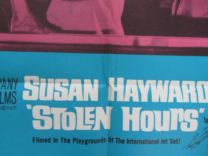 STOLEN HOURS US ONE SHEET POSTER SUSAN HAYWARD DIANE BAKER 1963 - Rendezvous Cinema