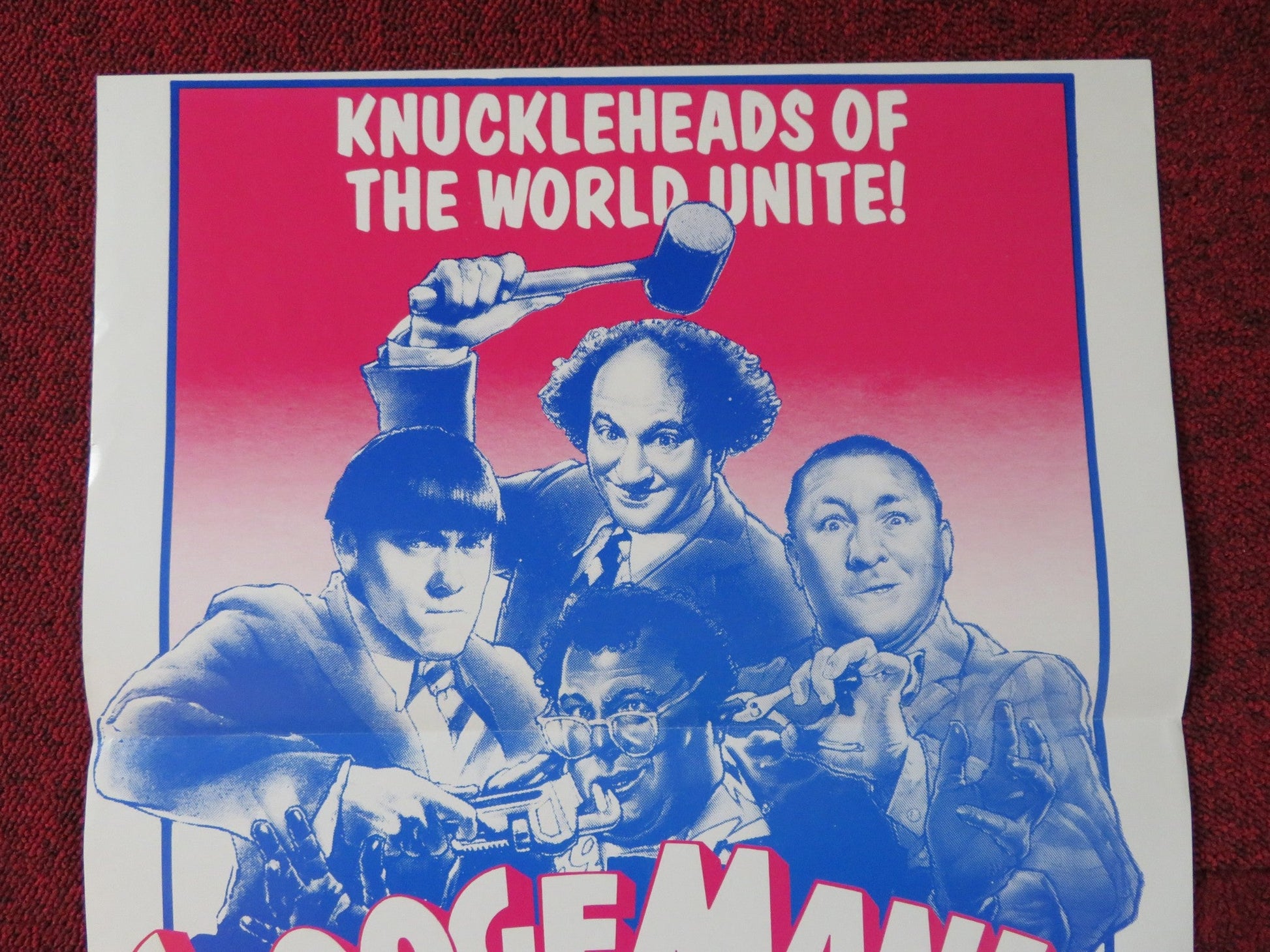 STOOGEMANIA AUSTRALIAN DAYBILL POSTER SID CAESAR THOMAS COLEMAN 1985 Rendezvous Cinema Movie posters