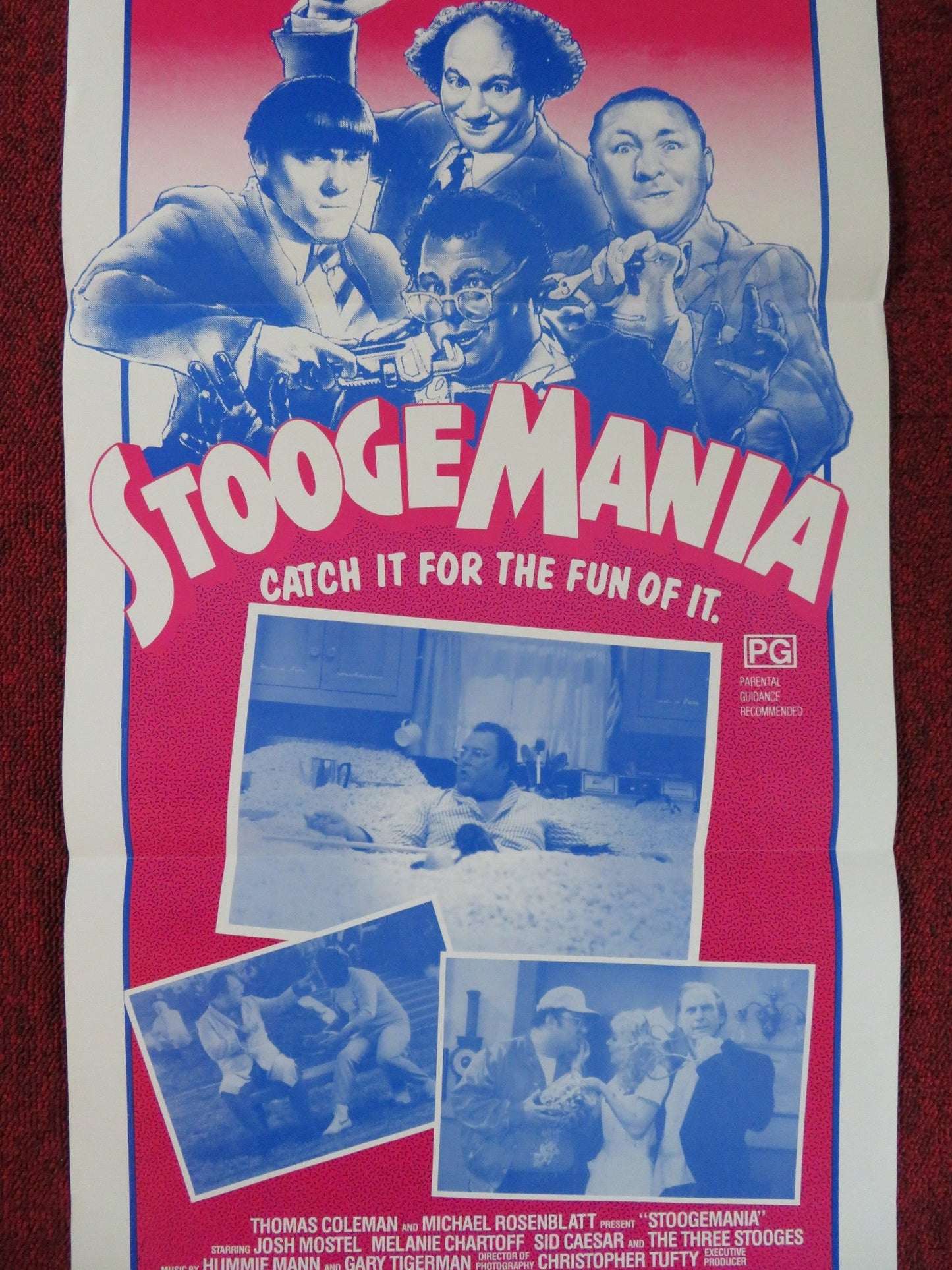 STOOGEMANIA AUSTRALIAN DAYBILL POSTER SID CAESAR THOMAS COLEMAN 1985 Rendezvous Cinema Movie posters