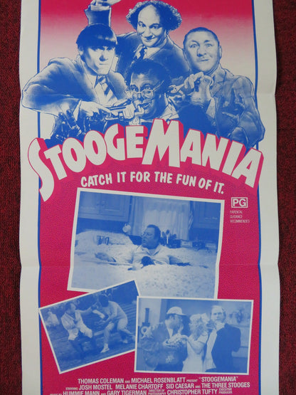 STOOGEMANIA AUSTRALIAN DAYBILL POSTER SID CAESAR THOMAS COLEMAN 1985 Rendezvous Cinema Movie posters