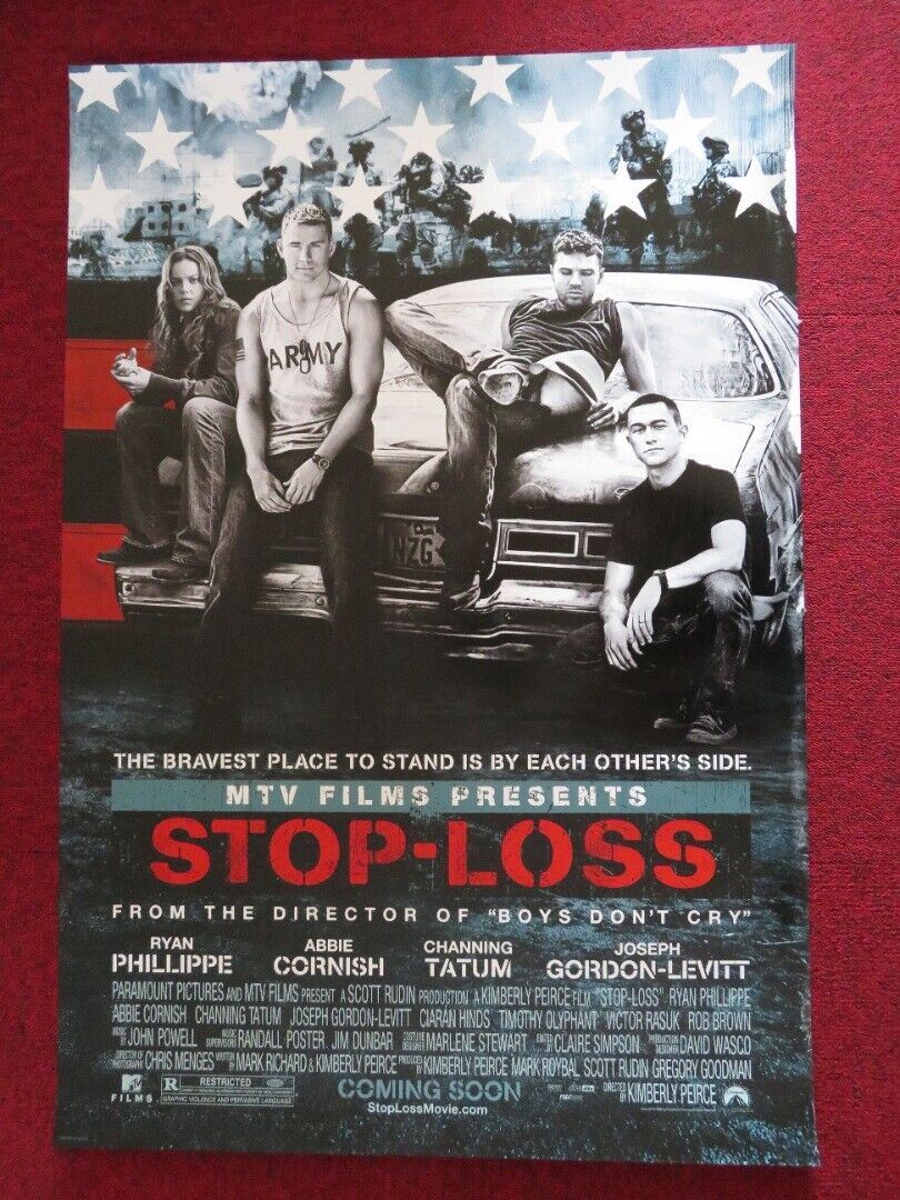 STOP - LOSS US ONE SHEET ROLLED POSTER JOSEPH GORDON - LEVITT RYAN PHILLIPPE 2008 Movie posters