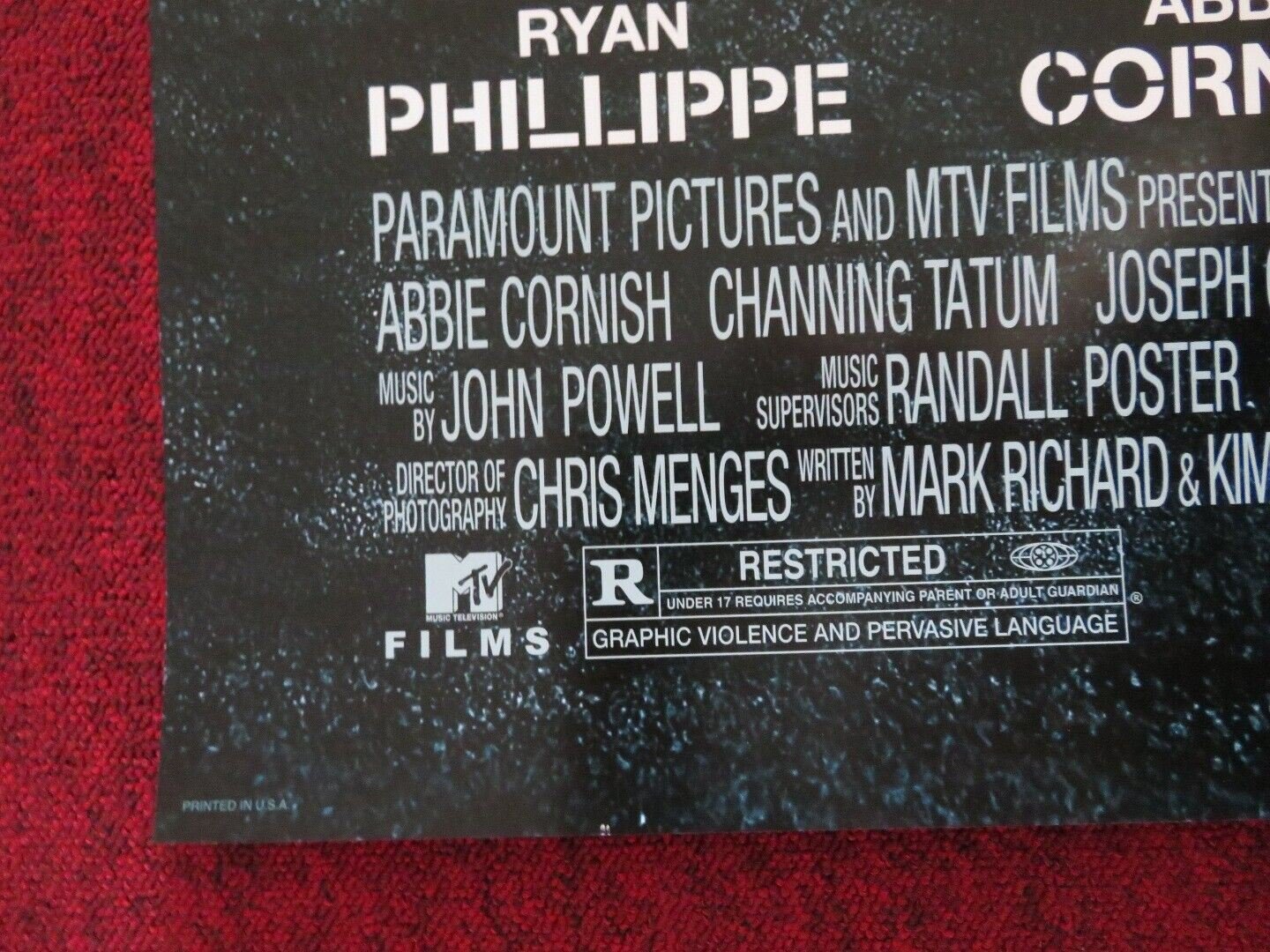 STOP - LOSS US ONE SHEET ROLLED POSTER JOSEPH GORDON - LEVITT RYAN PHILLIPPE 2008 Movie posters