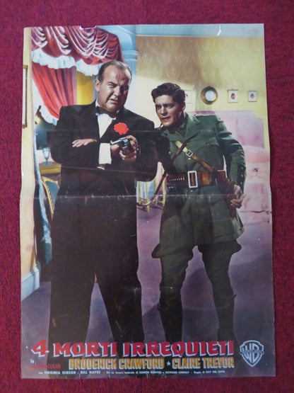STOP, YOU'RE KILLING ME ITALIAN FOTOBUSTA POSTER BRODERICK CRAWFORD 1952 Rendezvous Cinema Movie posters