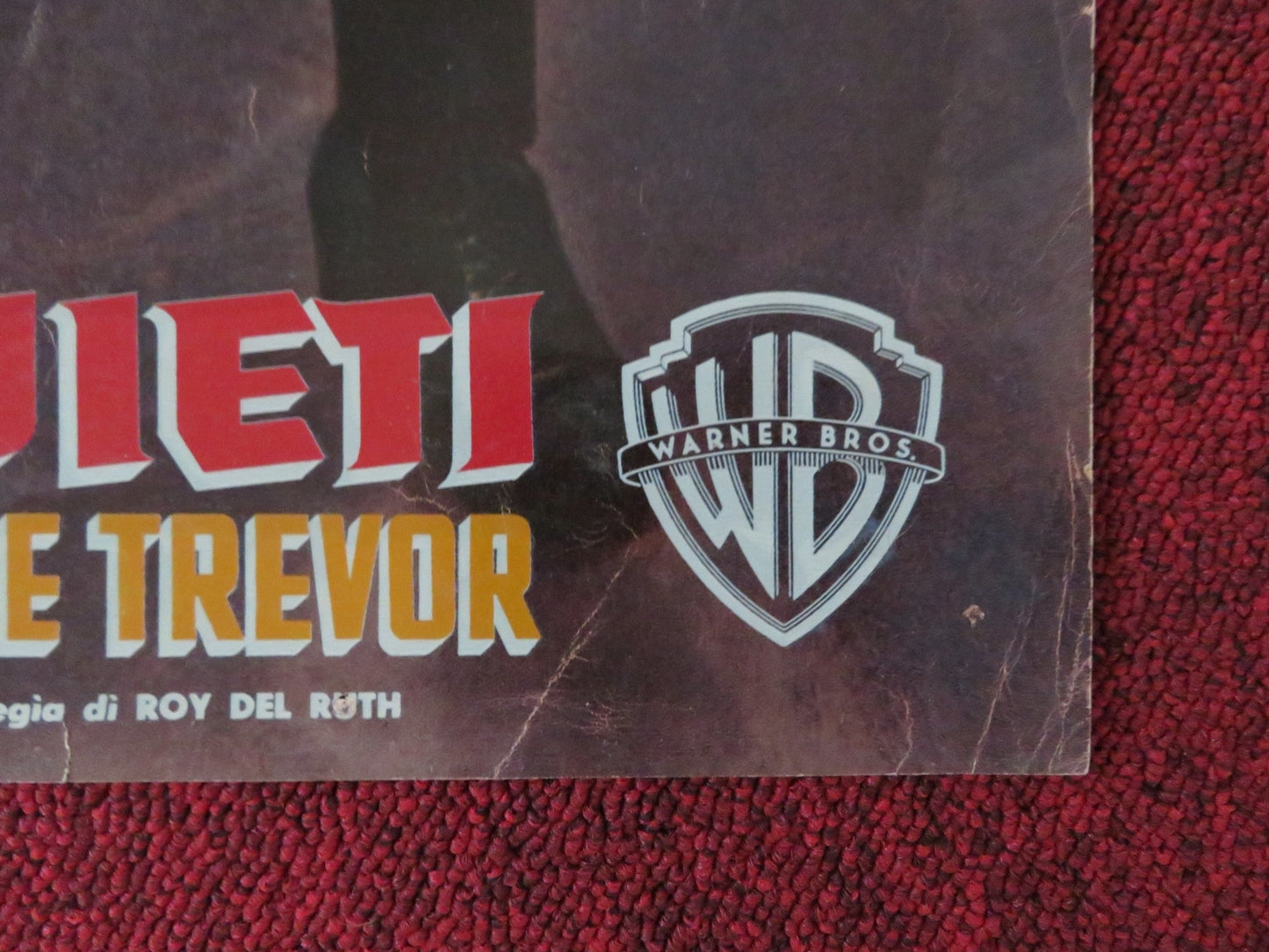 STOP, YOU'RE KILLING ME ITALIAN FOTOBUSTA POSTER BRODERICK CRAWFORD 1952 Rendezvous Cinema Movie posters