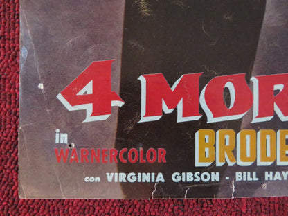 STOP, YOU'RE KILLING ME ITALIAN FOTOBUSTA POSTER BRODERICK CRAWFORD 1952 Rendezvous Cinema Movie posters