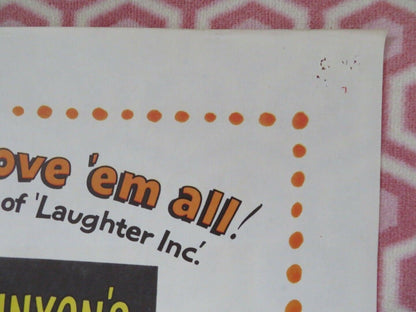 STOP YOU'RE KILLING ME US ONE SHEET POSTER BRODERICK CRAWFORD CLAIRE TREVOR 1953 Movie posters